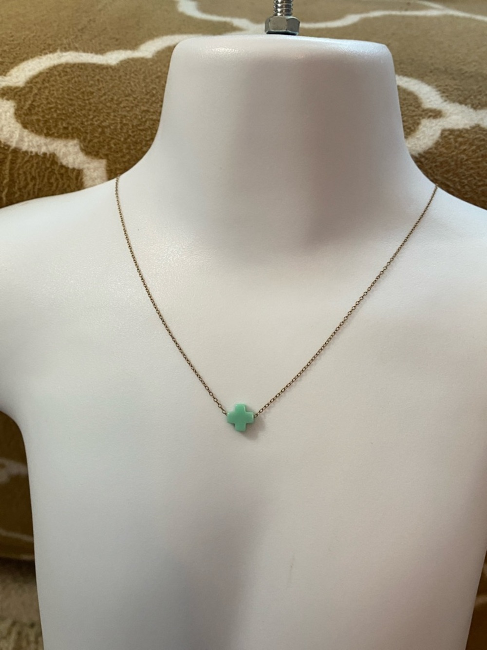 e newton signature cross necklace